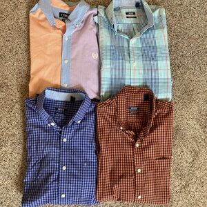Lot of 4 Men’s Button Down Shirts Size Large